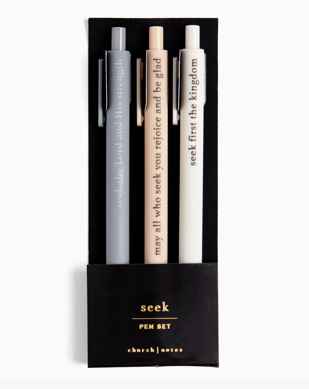 Seek Bible Study Pen Set