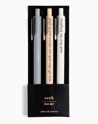Seek Bible Study Pen Set