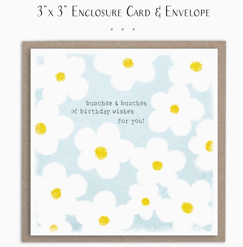 Enclosure Card | Bunches fo Birthday Wishes