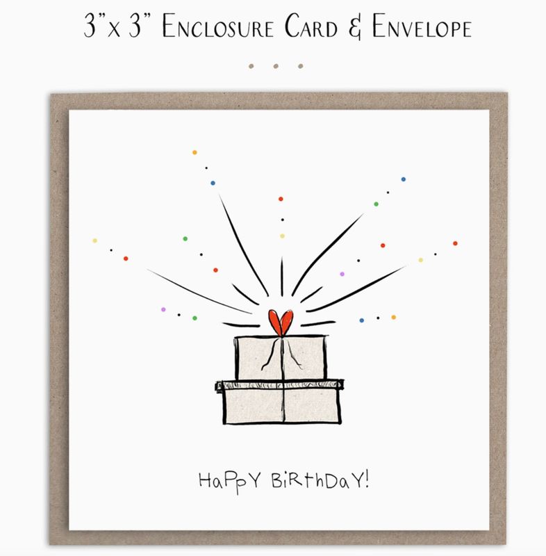 Enclosure Card | Happy Birthday