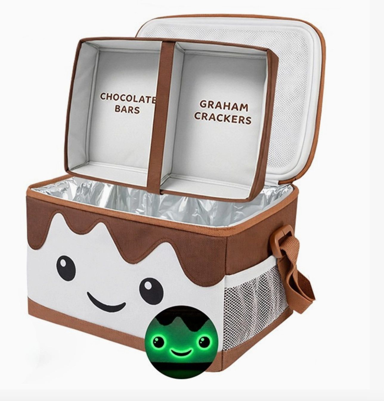 Glow-in-the-Dark S'mores Cooler Caddy