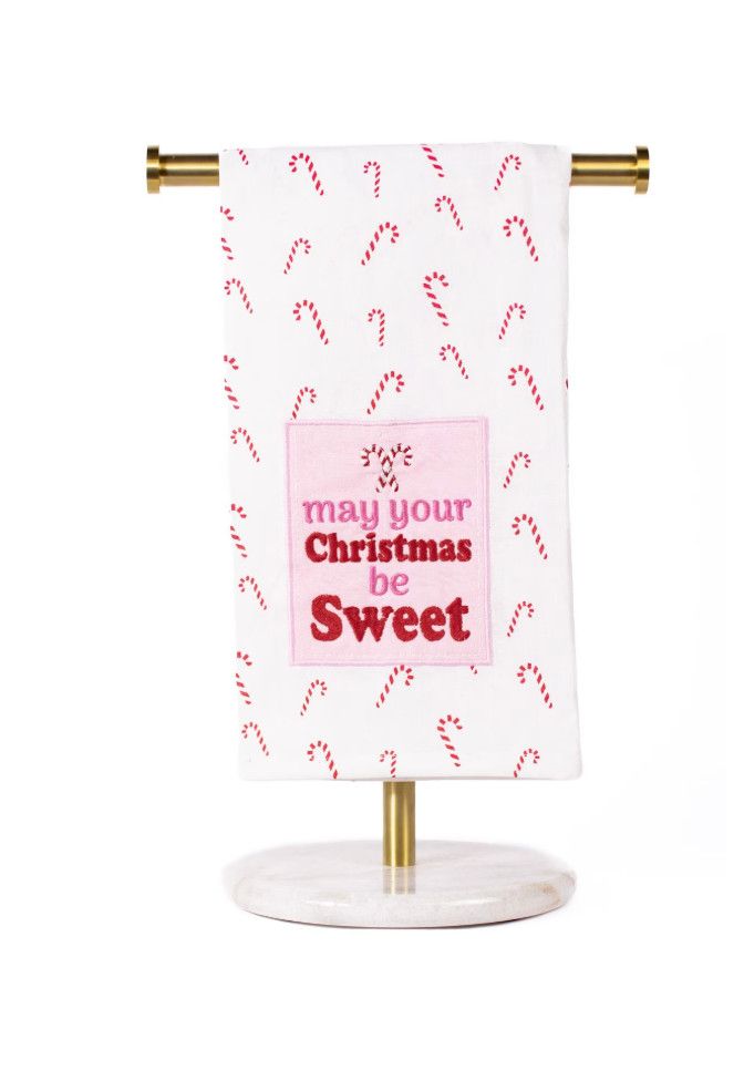 May Your Christmas Be Sweet Tea Towel