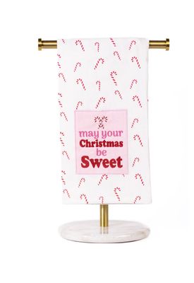 May Your Christmas Be Sweet Tea Towel
