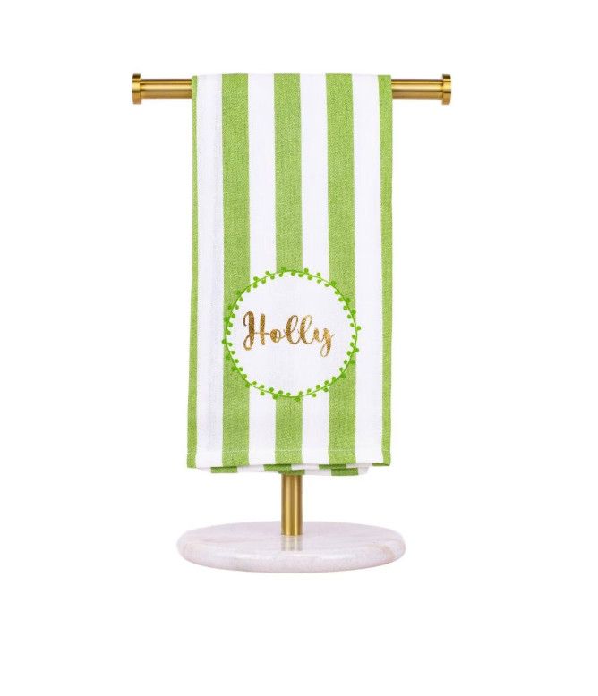 Holly Script Tea Towel