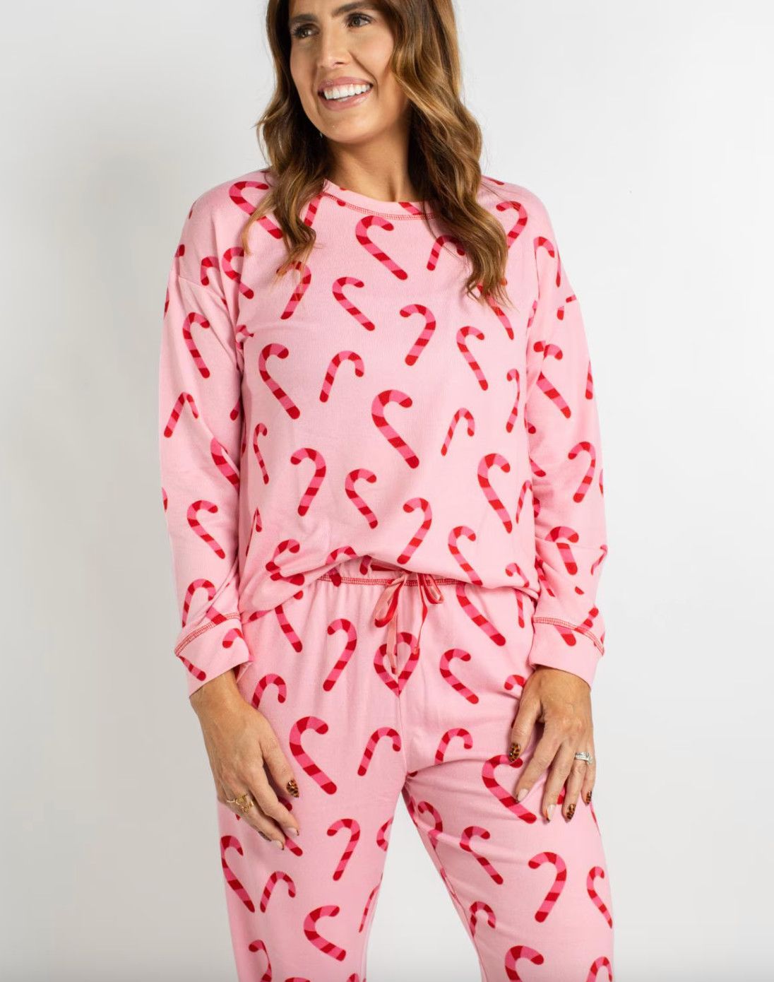 Candy Cane Wishes Lounge Set, Size: XS