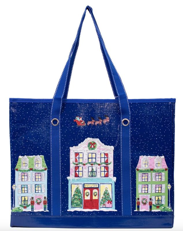 Christmas Village Market Tote