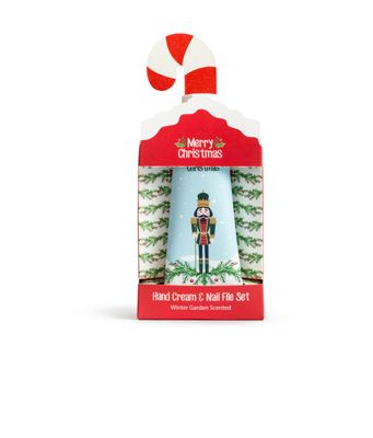 Nutcracker and Holly Hand Cream and Nail File Set