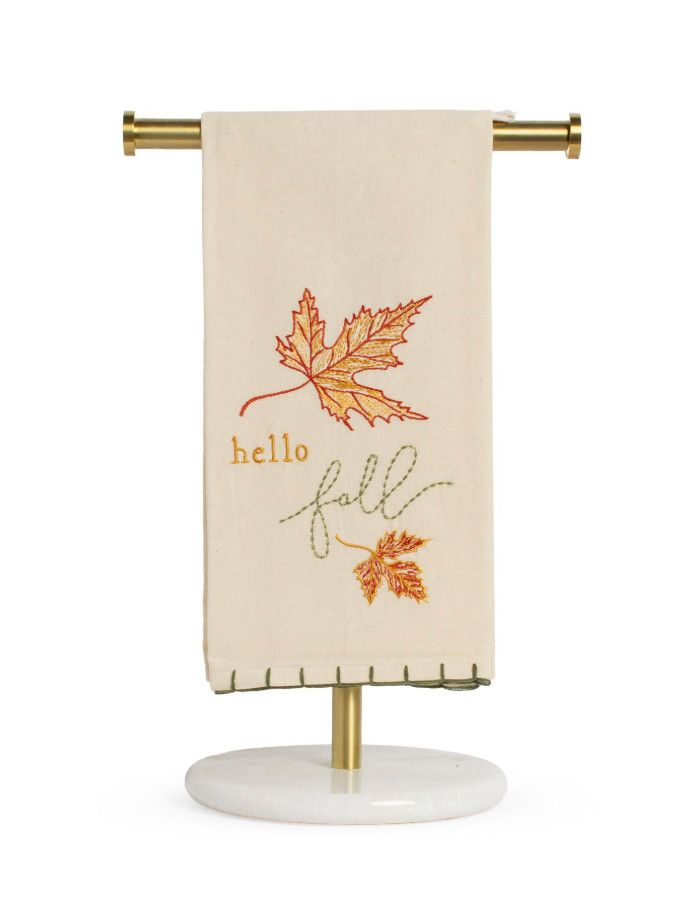 Hello Fall Tea Towel