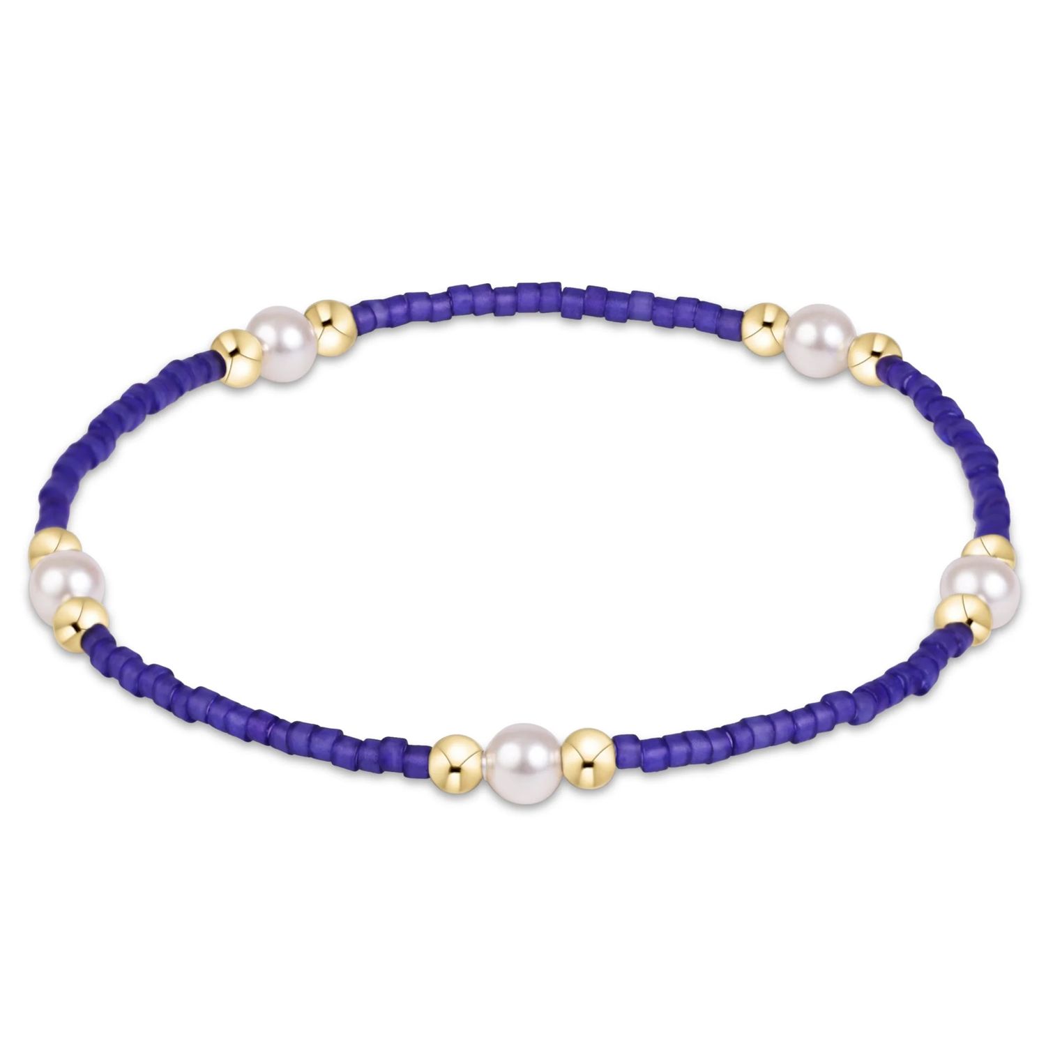 Gameday Hope Purpose Pearl Bracelet Purple