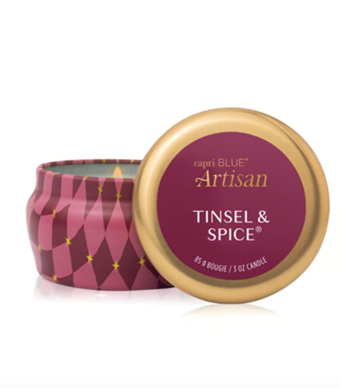 Tinsel &amp; Spice Artisan Winter Bazaar Signature Candle, Size: 3oz Tin
