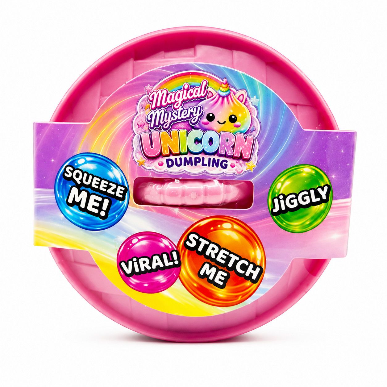 Mystery Unicorn Dumpling Squishy | Pink