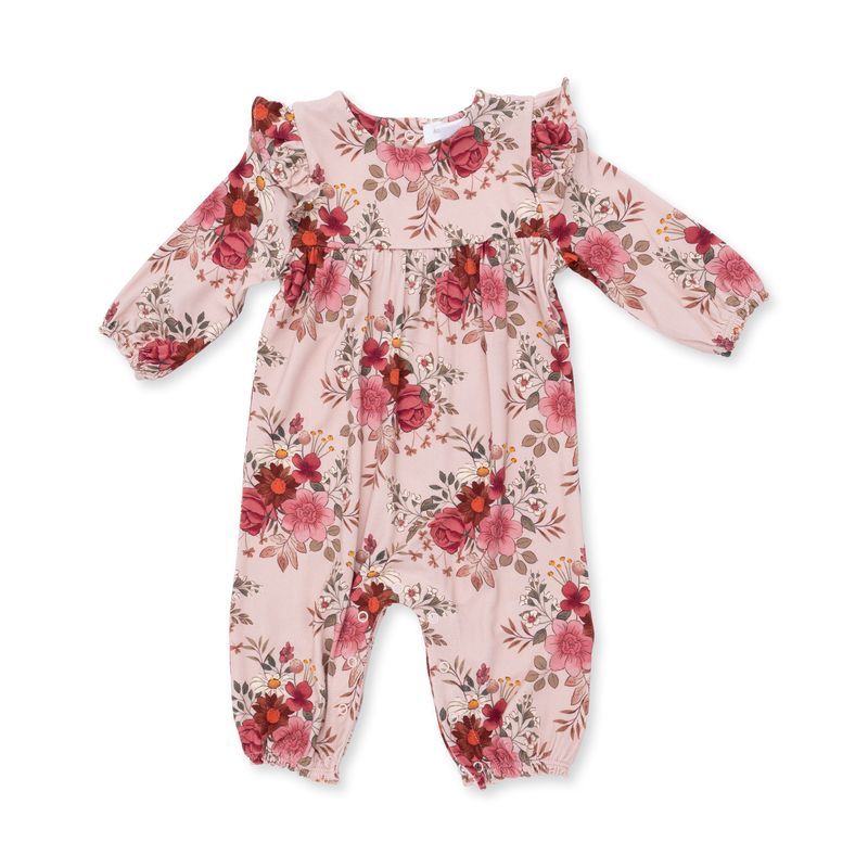 Angel Dear Sabrina Ruffled Snap Romper, Size: 12-18 mo