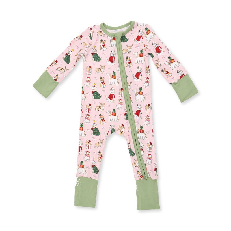 Angel Dear Christmas Dogs Uni Romper, Size: 12-18 mo