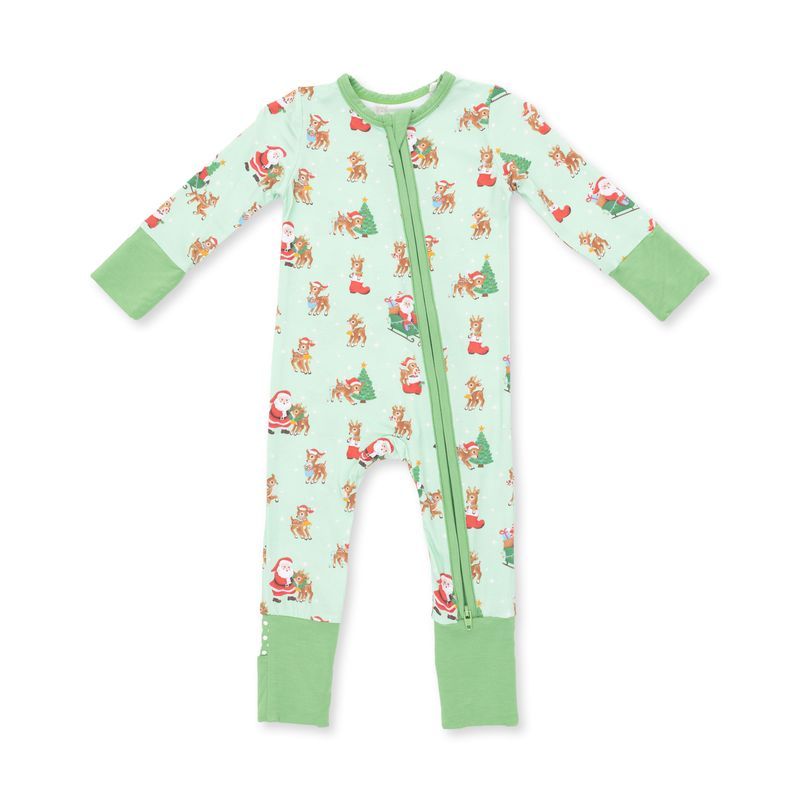 Angel Dear Vintage Reindeer /Santa  Romper