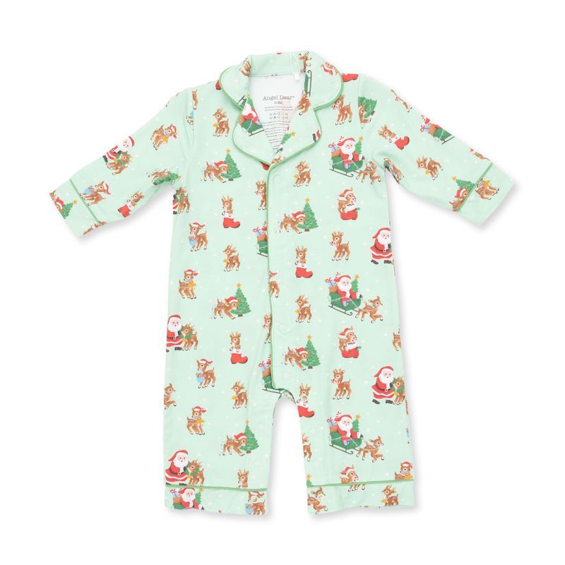 Angel Dear Vintage Reindeeer/Santa Romper, Size: 3-6 mo