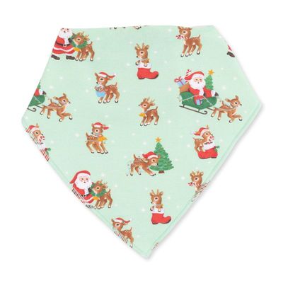 Angel Dear Vintage Reindeer/Santa Bandana Bib