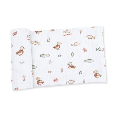 Angel Dear Lake Cuties Swaddle Blanket