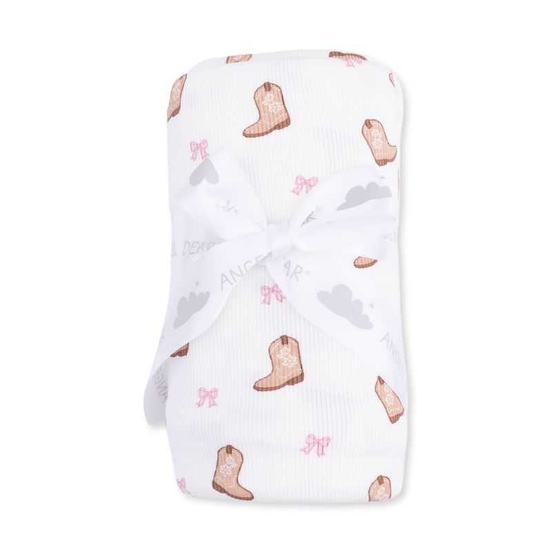Angel Dear Cowgirl Swaddle Blanket