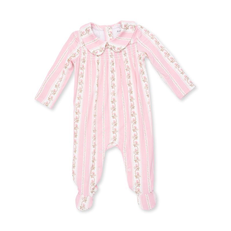 Angel Dear Antoinette Smocked Footie