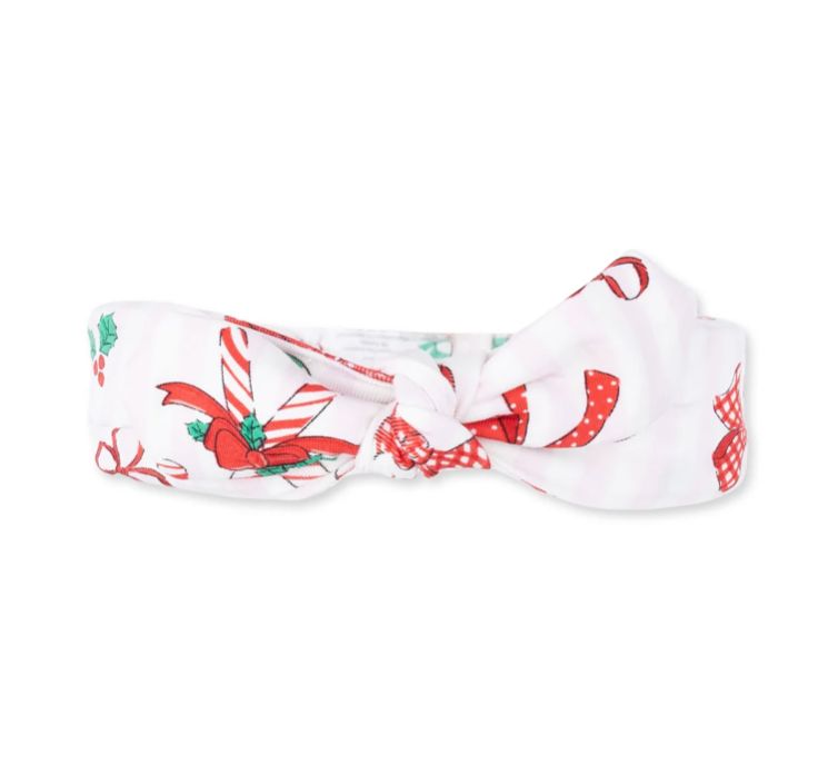 Angel Dear Bows &amp; Candy Cane Knot Headband