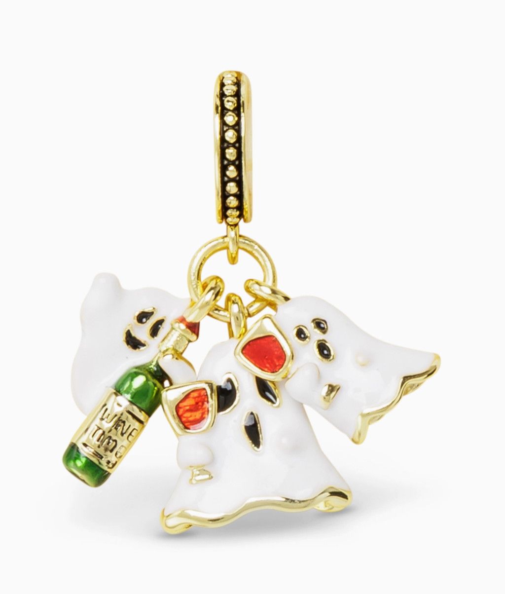 Amanda Blu® Halloween Gold Charm | Drinking Spirits