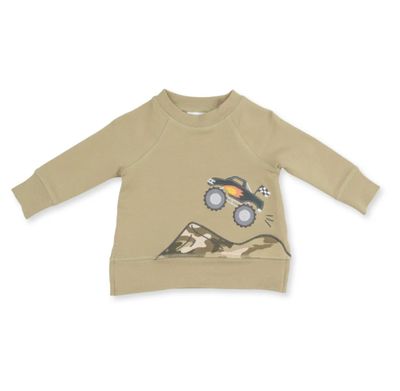 Angel Dear  Camo Truck Sweatshirt