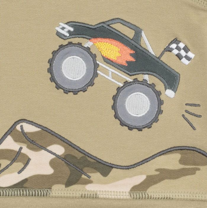 Angel Dear  Camo Truck Sweatshirt