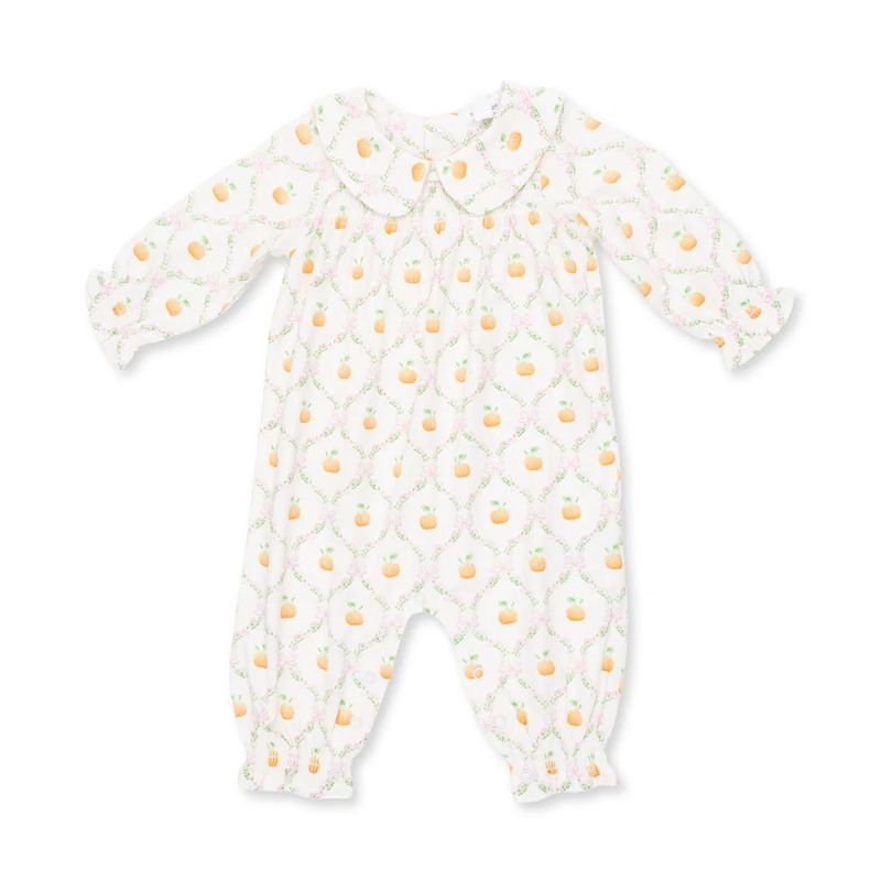 Angel Dear Pretty Pumpkin Smocked Romper