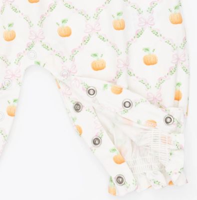 Angel Dear Pretty Pumpkin Smocked Romper