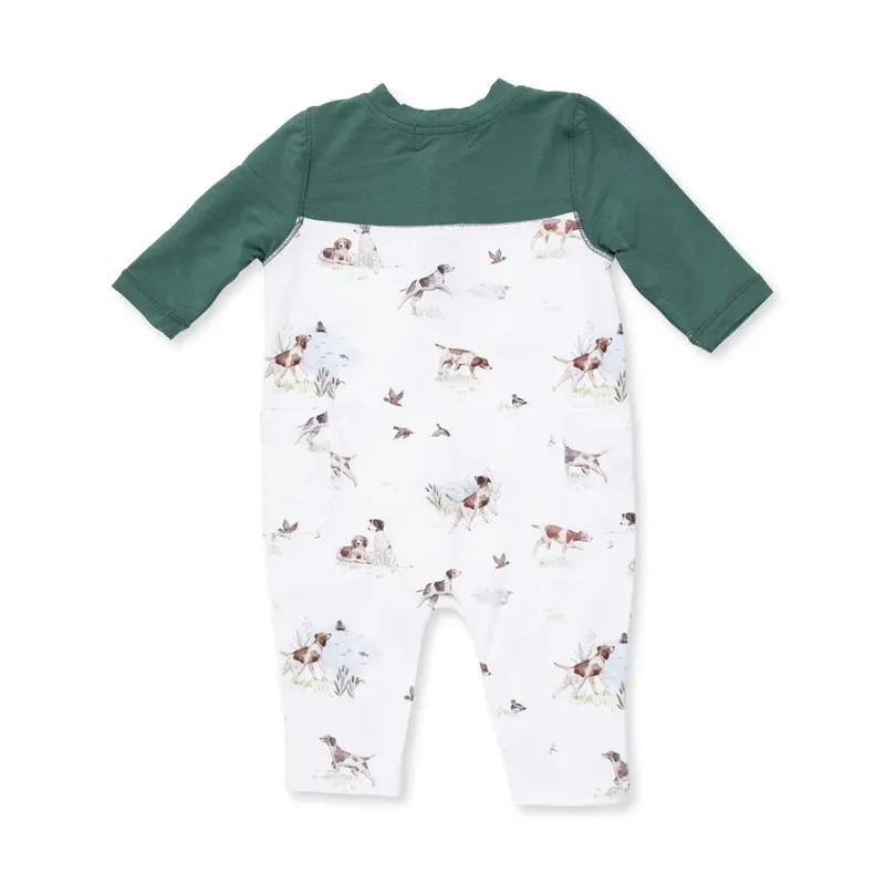 Angel Dear Pointed Pups &amp; Ducks Romper