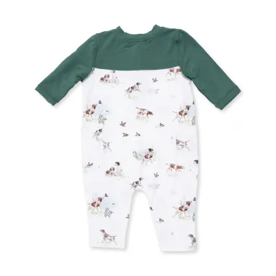 Angel Dear Pointed Pups &amp; Ducks Romper