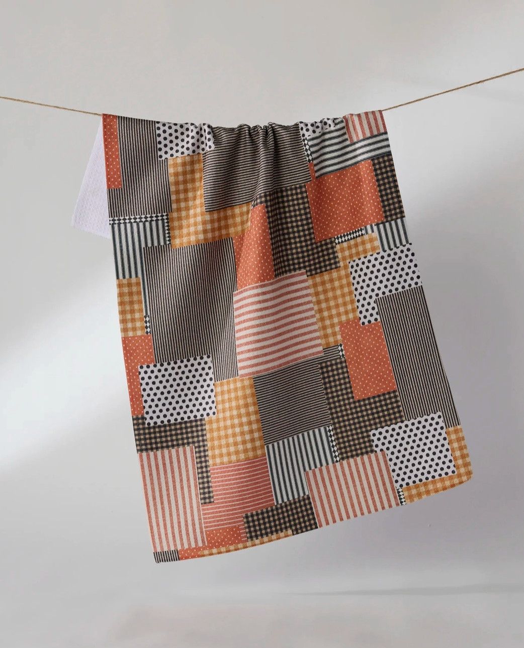 Patch and Pumpkin Tea Towel
