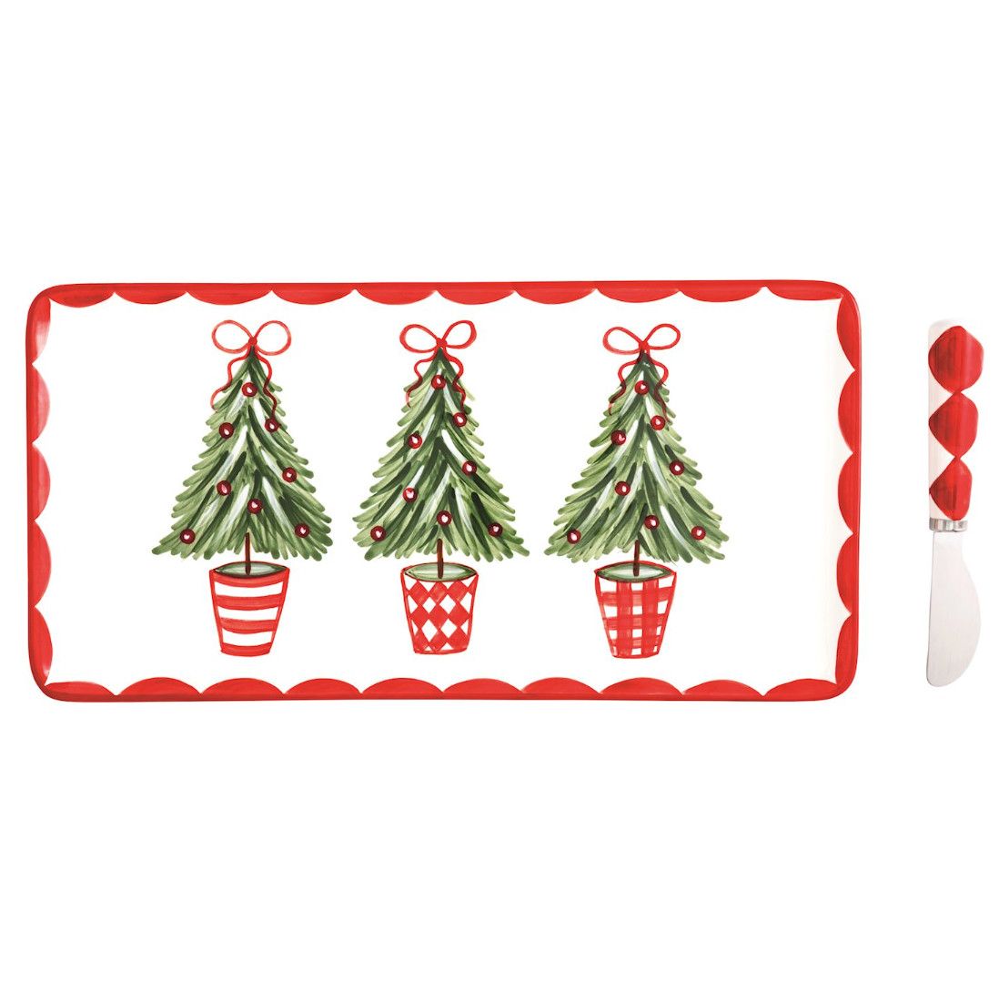 Tree Topiary Tray Set