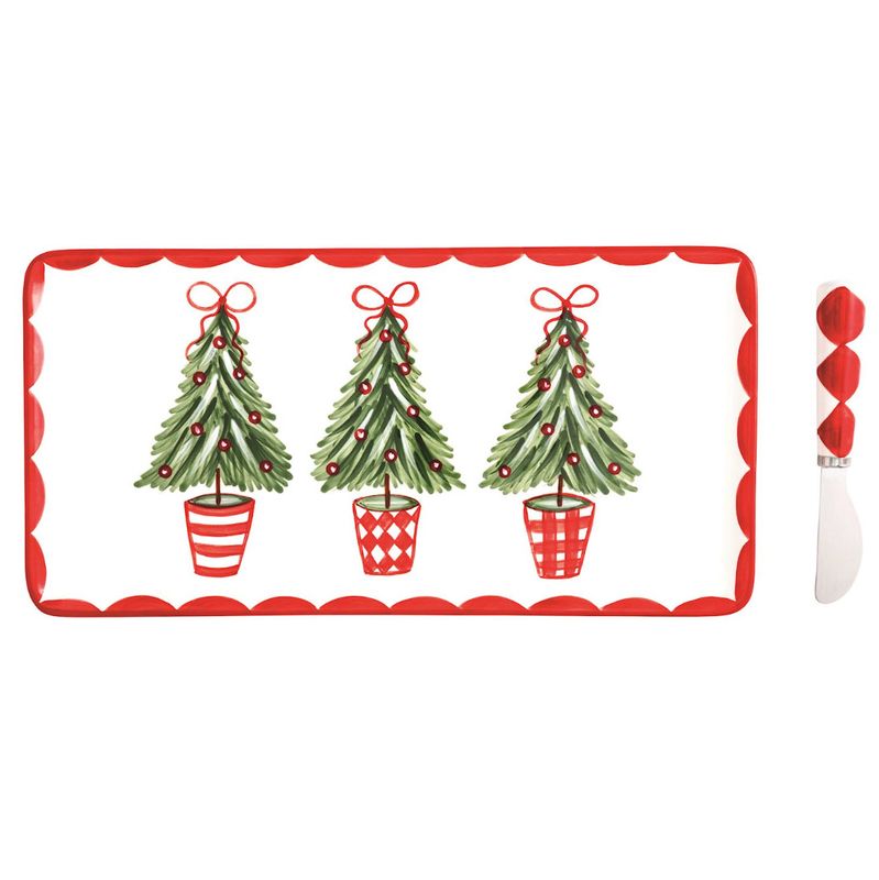 Tree Topiary Tray Set