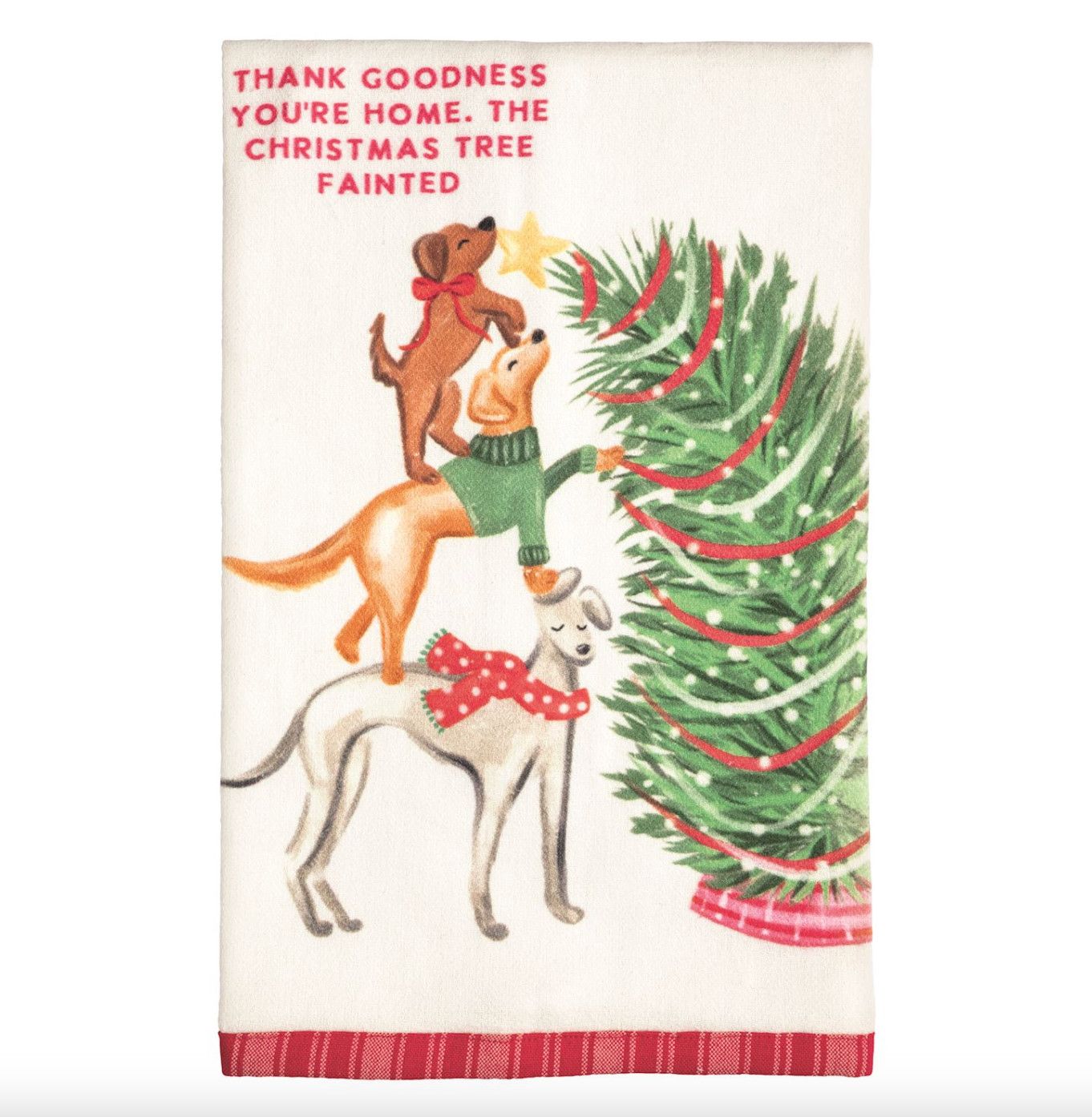 Thank Goodness Cmas Tea Towel