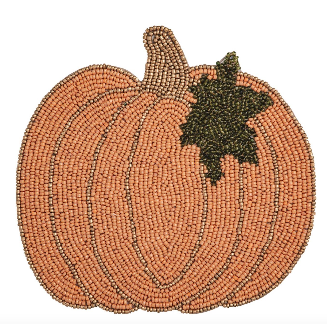 Pumpkin Beaded Trivet