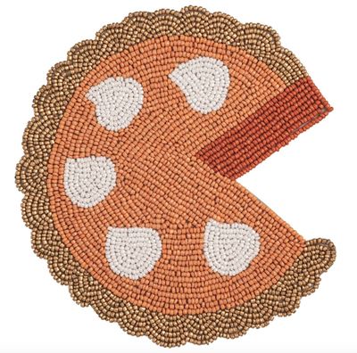 Pumpkin Pie Beaded Trivet