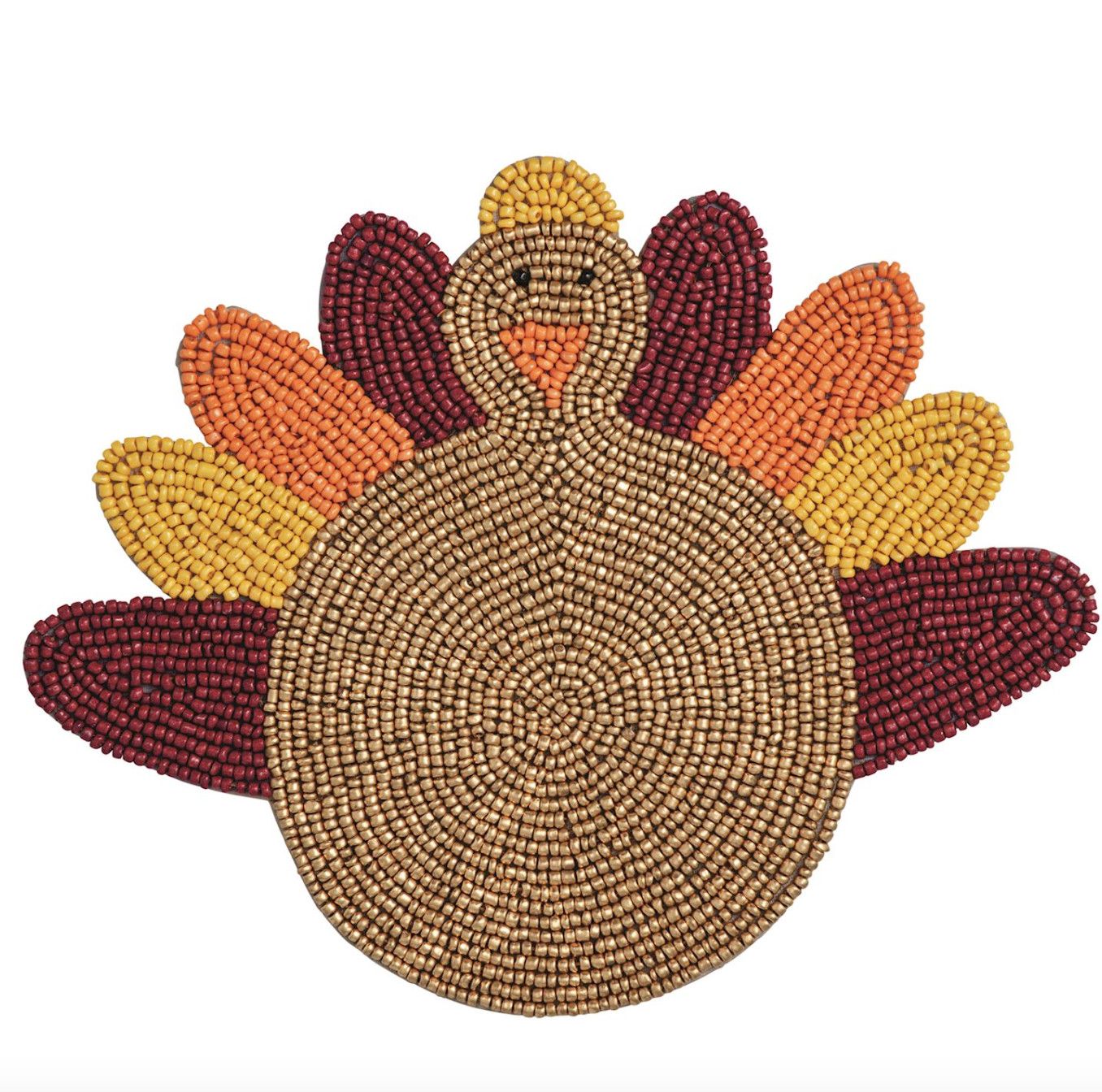 Turkey Beaded Trivet