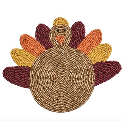 Turkey Beaded Trivet