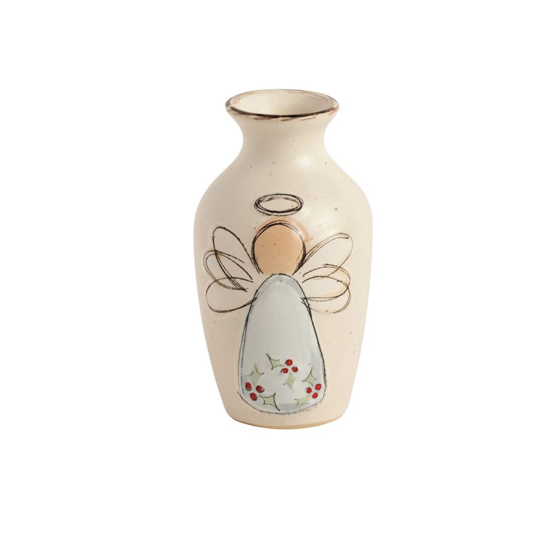 Holly Angel Bud Vase