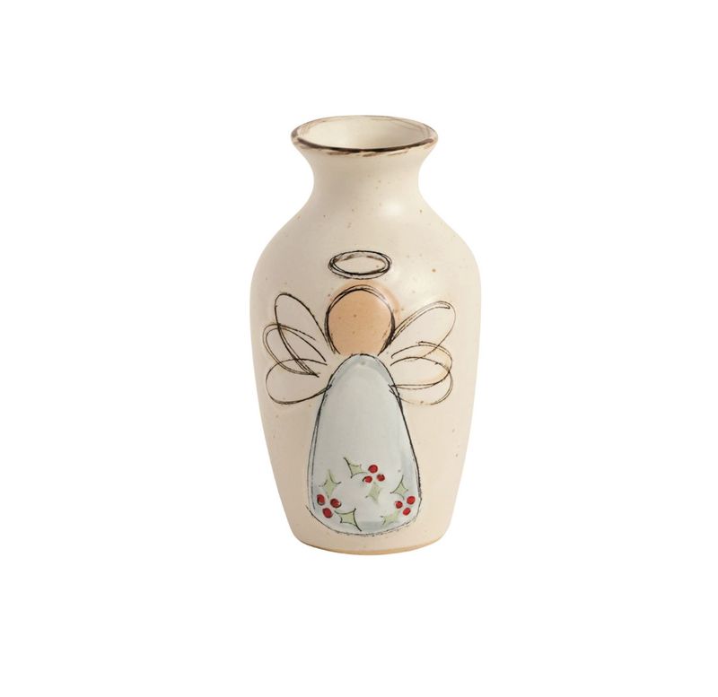 Holly Angel Bud Vase