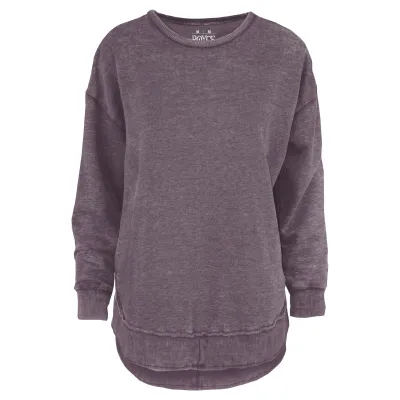 Royce Melange Poncho Hi Low Sweatshirt
