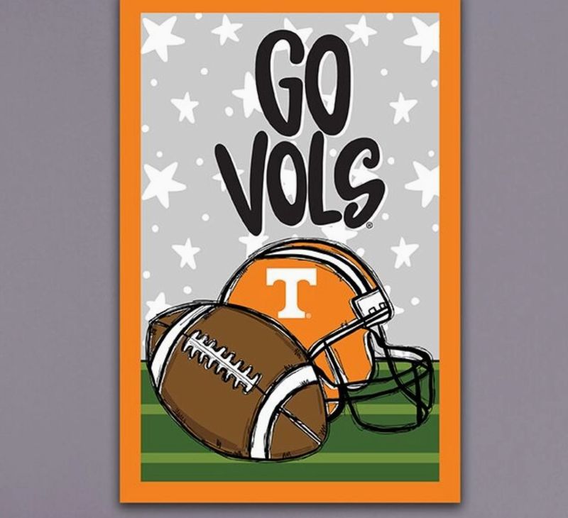 TN® Football &amp; Helmet Garden Flag