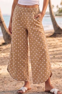 *PREORDER* The Carter Camel Dot Tulip Pants