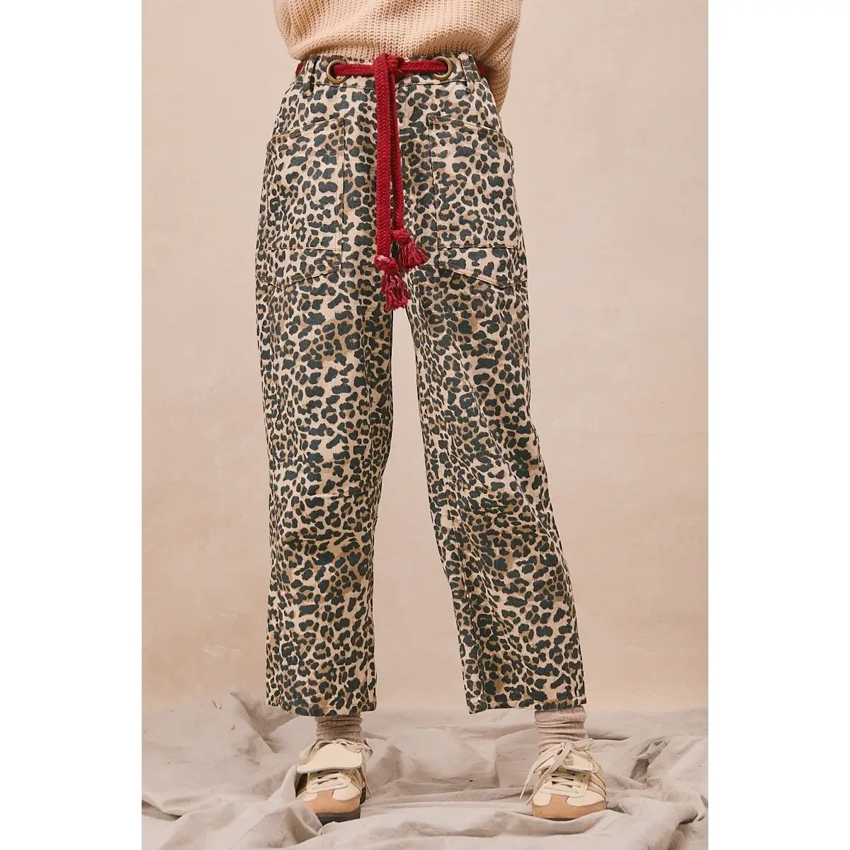 The Leilani Leopard Print Pants, Size: S