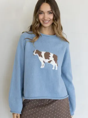 The Cooper Cow Sweater