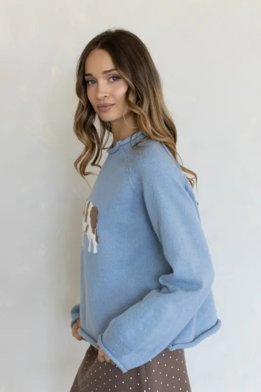 The Cooper Cow Sweater