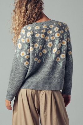 The Felix Floral Knit Sweater