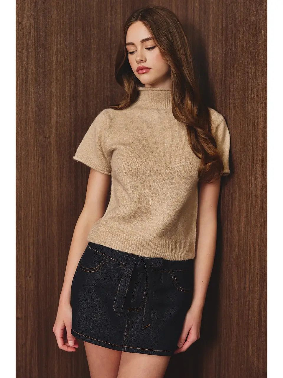 The Spencer Soft Knit Cropped Top, Size: XS
