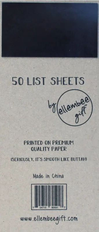 Have Free Time...Keep Forgetting List Pad